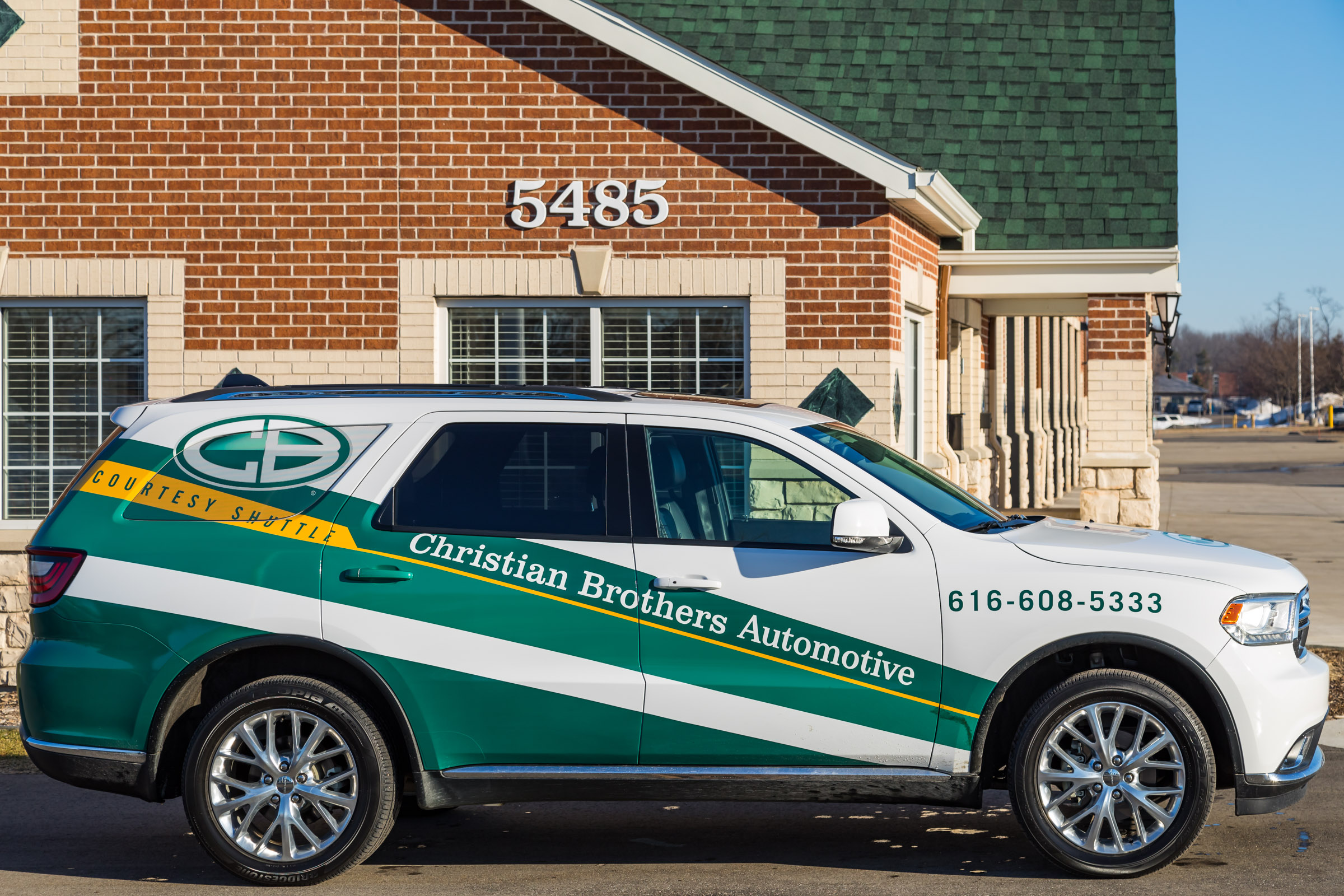 Complimentary shuttle service is offered at our CBAC store